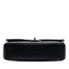 Chanel Medium Classic Chevron Crumpled Calfskin Double Flap Secondhand