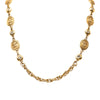 Chanel CC Gold Plated Strass Medallions Pendant Necklace Secondhand