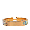 Hermès Narrow Brides De Gala Bayadere Enamel Clic H Bangle Secondhand