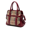 Burberry Haymarket Check Coated Canvas Minford Portrait Satchel Secondhand