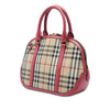 Burberry Small Haymarket Check Nylon Orchard Bowling Bag Secondhand