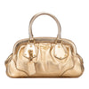 Secondhand Prada Metallic Vitello Daino Frame Handbag