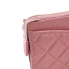 Chanel CC Quilted Iridescent Caviar Flap Zip Wristlet Pouch Secondhand