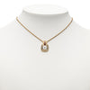 Dior Gold Plated CD Crystal Pendant Necklace Secondhand