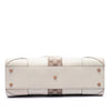 Gucci Calfskin and GG Canvas Nailhead Tote Secondhand