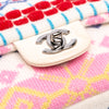 Chanel Medium Classic Multicolor Cashmere Knit Single Flap Secondhand
