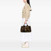 Prada Large Canvas Canapa Camouflage Stampata Tote Secondhand