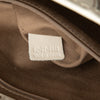Celine Croc Embossed Leather Trimmed Macadam Canvas Tote Secondhand