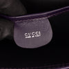 Gucci Croc Embossed Leather Broadway Envelope Shoulder Bag Secondhand