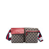 Gucci GG Canvas Web Double Pocket Belt Bag Secondhand