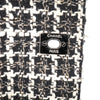 Chanel Mini Woven Patent and Tweed Chessboard Single Flap Secondhand