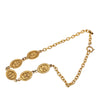 Chanel CC Gold Plated Oval Medallion Chain Necklace Secondhand