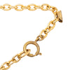Chanel CC Gold Plated Oval Medallion Chain Necklace Secondhand