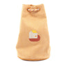 Hermès Wool Les Cabanes Drawstring Bag Secondhand
