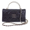 Chanel Caviar Coco First Flap Phone Holder with Chain Secondhand
