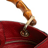 Gucci Small Calfskin Bamboo Shopper Satchel Secondhand