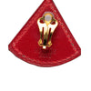 Secondhand Hermès Swift Triangle Clip On Earrings