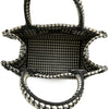 Dior Small Houndstooth Embroidered Book Tote Secondhand