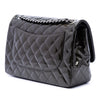 Chanel Jumbo Classic Striated Patent Double Flap Secondhand