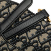 Dior Mini Oblique Canvas Saddle Bag Secondhand