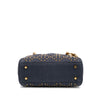 Dior Mini Denim Cannage Studded Supple Lady Dior Secondhand