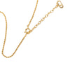 Dior Gold Plated CD Logo Pendant Necklace Secondhand