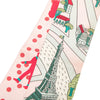 Hermès Les Nouveaux Amoureux de Paris Silk Twilly Scarf Secondhand