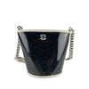 Chanel Small PVC and Crumpled Calfskin Camellia Coco Bucket Bag Secondhand