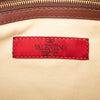 Valentino Large Leather Rockstud Clutch Secondhand