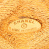 Chanel CC Gold Plated Quilted Wide Cuff Bracelet Secondhand