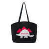 Prada Canvas Dinosaur Print Canapa Tote Secondhand