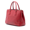 Prada Large Saffiano Lux Galleria Double Zip Satchel Secondhand