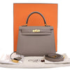Secondhand Hermès Epsom Kelly II Sellier 25