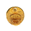 Secondhand Chanel Gold Plated CC Round Clip on Earrings
