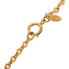 Chanel Gold Plated Quilted CC Pendant Necklace Secondhand