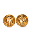 Secondhand Chanel Gold Plated Faux Pearl Clip On Earrings