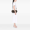 Burberry House Check Canvas and Suede Camouflage Fringe Clutch with Strap Secondhand