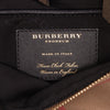 Burberry House Check Canvas and Suede Camouflage Fringe Clutch with Strap Secondhand