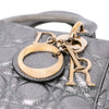 Dior Small Metallic Grained Calfskin Cannage Supple Lady Dior Secondhand