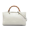 Gucci Medium Calfskin Bamboo Shopper Satchel Secondhand