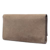 Saint Laurent Large Stitched Suede Monogram Belle De Jour Clutch Secondhand