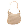 Fendi Zucchino Canvas Oyster Shoulder Bag Secondhand