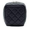 Chanel CC Quilted Lambskin Cube Vanity Bag Secondhand