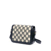 Secondhand Celine Teen Embroidered Canvas and Calfskin Triomphe Crossbody