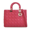 Secondhand Dior Large Lambskin Cannage Lady Dior