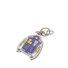 Secondhand Louis Vuitton Printed Leather and Brass LV Varsity Jacket Illustre Bag Charm and Key Holder