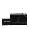 Saint Laurent Medium Grain De Poudre Monogram Kate Crossbody Secondhand
