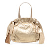 Prada Metallic Nappa Antique Bow Satchel Secondhand