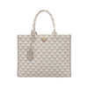Prada Large Triangolo Jacquard Symbole Tote Secondhand