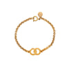 Celine Gold Plated Circle Charm Bracelet Secondhand